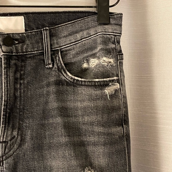 mother denim the insider crop step chew, pedal to the metal destroyed, Size 27 - Picture 12 of 16